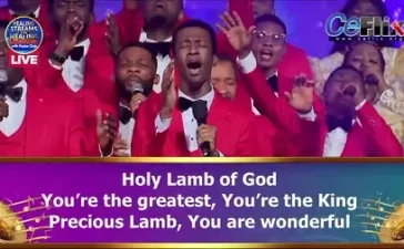 HOLY LAMB OF GOD BY PASTOR SAKI AND LOVEWORLD SINGERS MP3 LYRICS